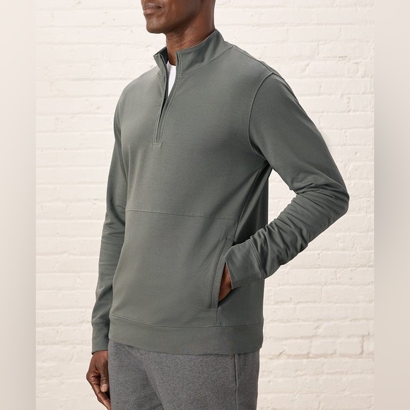 Pact Stash French Terry Quarter Zip - Picture 3 of 5